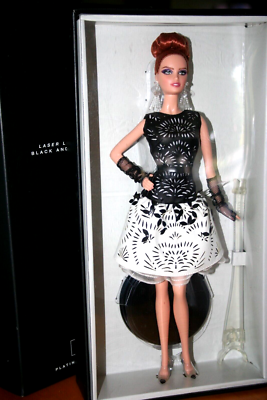 2013 Platinum Label Barbie Fan Club Laser Leatherette Dress Barbie-New in  Box | eBay