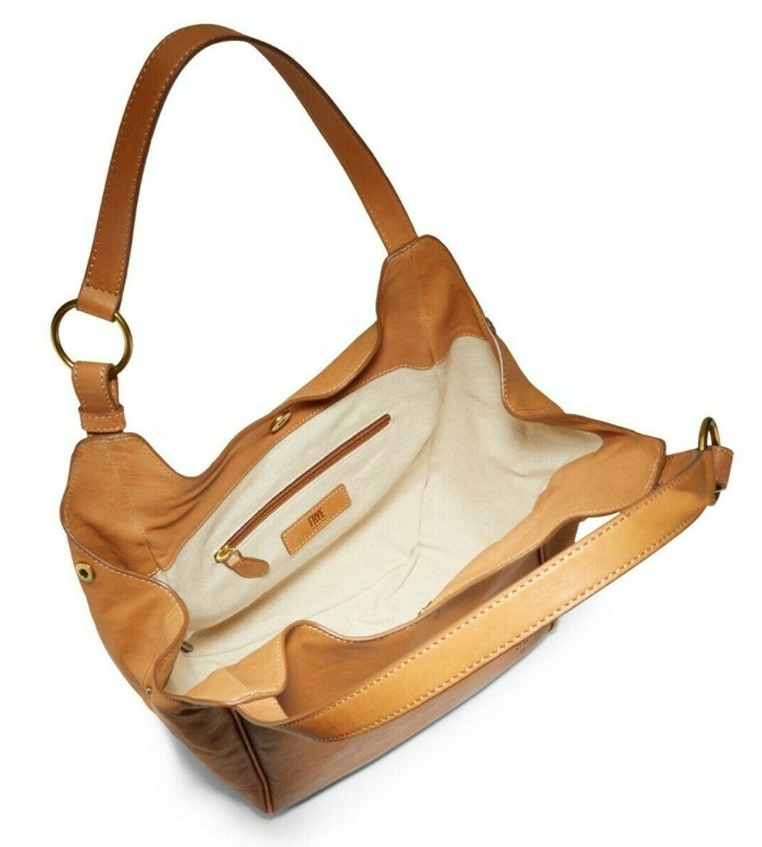 FRYE Madison Leather Shoulder Bag Tan 