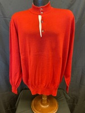 Jack Taylor Beverly Hills Men's Cashmere Blend Sweaters Red Size 54 Italy NWOT