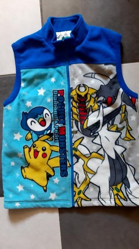 Nintendo Pikachu Pokemon Vest Sleeveless POCKET MONSTERS All Over Printed Anime - Picture 6 of 11
