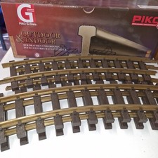 Image of 4 x PIKO R1 CURVES 35211 G Scale 45mm Gauge Garden Railway Brass Track