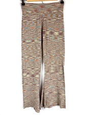 Urban Outfitters Women's 1970's Groovy Colored Ribbed Flare Knit Pants Small S