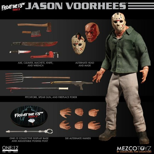 One:12 Collective JASON VOORHEES Friday the 13th action figure~Mezco~Authentic - Imagen 2 de 3