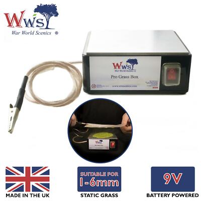 WWS Pro Grass Box Statischer Grasapplikator - Eisenbahn Modellbau Modell Wargame