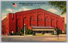 Postcard Birmingham AL Municipal Auditorium