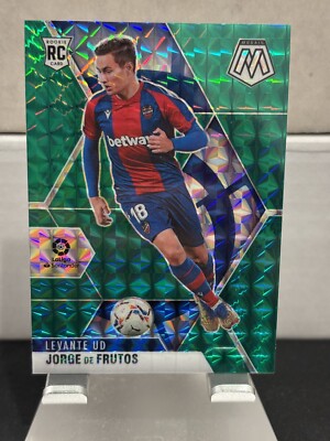2020-21  Mosaic La Liga Jorge De Frutos RC #85 Green Prizm