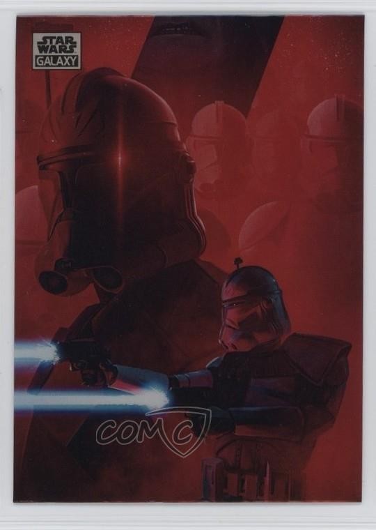 2024 Topps Chrome Star Wars Galaxy Refractor Captain Rex Clone Trooper #88 ls5