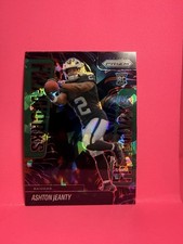 Panini Prizm Fireworks Rookie Green Cracked Ice Ashton Jeanty Las Vegas Raiders