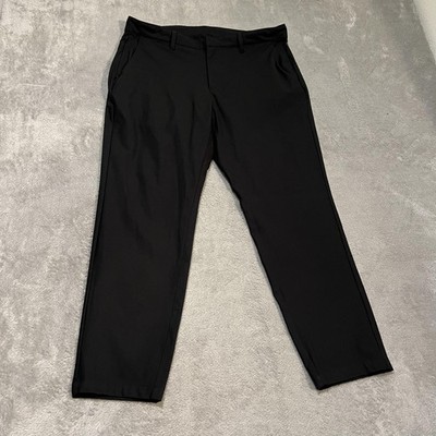 Fabletics The Don Trouser Mens 35x28 Black Performance Chino Stretch Pants