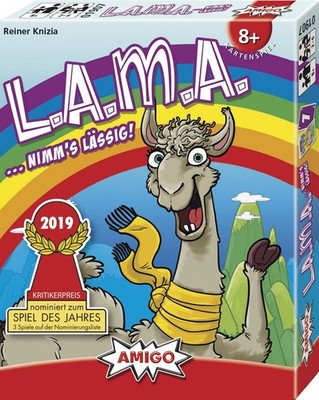 LAMA AMIGO - Kartenspiel / ...NIMM`S LÄSSIG / 56 Karten, 70 Chips, 1 Spielanl...