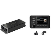 Kicker Marine / Powersports 51KMC4 Source Unit  Marine 51KPX3004 4-Ch Amplif...