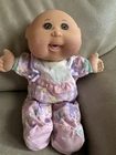 Vintage Cabbage Patch Kids Baby, CPK, Bald, Brown Eyes, Dimples, Original