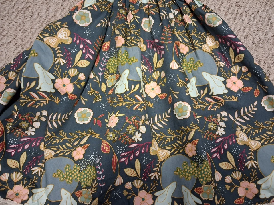 Vestido verde otoño hecho en casa ¡tan lindo! Talla 6 Foto 2 de 4