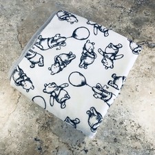 DISNEY BABY LAMBS IVY WINNIE THE POOH CREAM GRAY BLACK BABY BLANKET CIRCA 2023