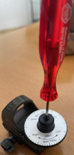 DOCTER Rotpunktvisier Red Dot mit Abdeckung, Justierhilfe 3cm/100m