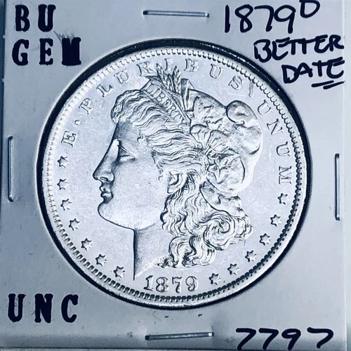 1879 O BU GEM MORGAN SILVER DOLLAR UNC MS+++ U.S. MINT RARE COIN 7797