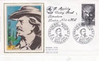 France 1980 Frederic Mistral Silk FDC Maillane special cancel typed VGC
