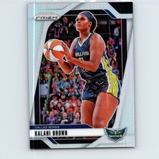 2024 Panini Prizm WNBA Kalani Brown #29 Silver Prizm Dallas Wings