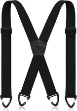 Sintege X Back Hidden Suspender 1.5 Inches Under Clothing Heavy Duty Work