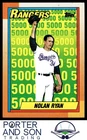 Nolan Ryan 1990 Topps #5 Texas Rangers Baseball Card