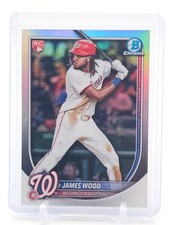 JAMES WOOD 2025 BOWMAN CHROME RED LOGO VARIATION ROOKIE #29 NATIONALS Q7046