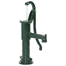 Cast Iron Garden Hand Water Pump Outdoor Well Farm Irrigation Ornament vidaXL