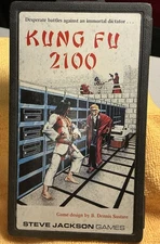 (1980) Kung Fu 2100 Pocket Box Edition Steve Jackson Games  Open Box - ORIGINAL