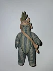 VTG KENNER 1984 STAR WARS ROTJ TEEBO W/HAT BATTLE HORN & BAG EWOK FIGURE W/WEAR
