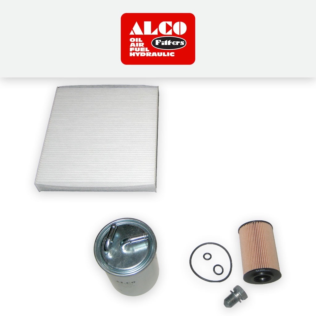 SERVICE KIT for SKODA ROOMSTER 5J 1.6 TDI ALCO OIL FUEL CABIN FILTER (2010-2010)