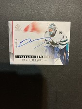 DEVIN COOLEY CALGARY FW FLAMES 2024 #464/599  UD SP AUTHENTICS AUTOGRAPHED