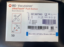 Sewing Needles 25g Butterfly Push Button Ultra Touch (Pack of 50)