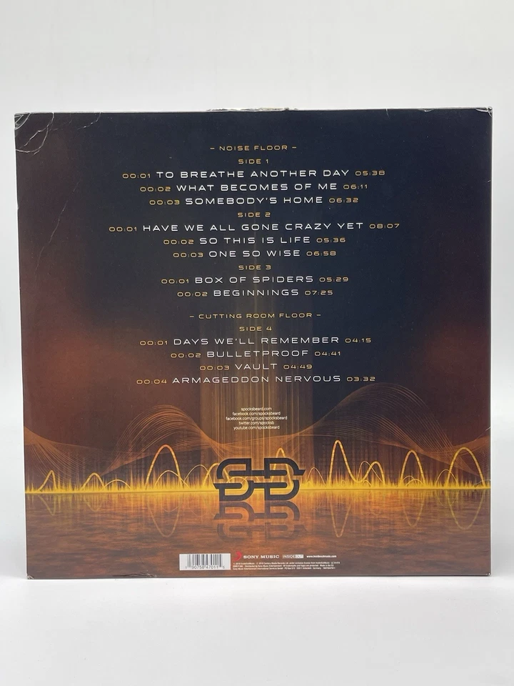 SPOCK'S BEARD NOISE FLOOR 2-LP SET EX VINYL RECORD 180G GATEFOLD SONY 2018 - Image 2 of 4