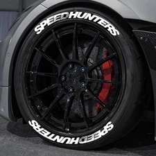 SPEEDHUNTERS Permanent Tire Lettering Sticker 1.38'' 15''-24'' Quality Decals