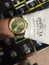 Invicta Sea Base Men s Watch-45mm Green 50016 Silicone Band