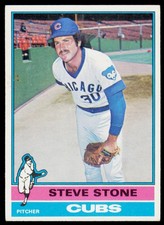 1976 Topps Steve Stone 378 Chicago Cubs