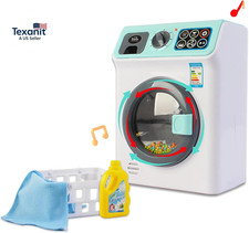 Toy Washing Machine Kids Dollhouse Furniture Toy Washer Pretend Play Household A