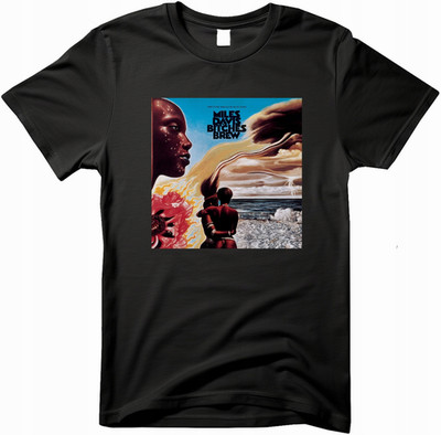 t shirt  Miles Davis Bitches Brew album jazz t-shirt