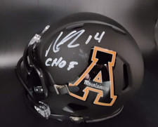 Armanti Edwards Signed Mini Helmet Speed Riddell Beckett BAS COA HOF Mountaineer