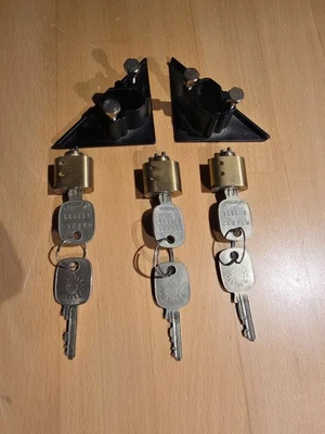 3x Schloss für Merkur Spielautomat Schlösser Geldspielautomat Türschloss - Bild 1 von 3
