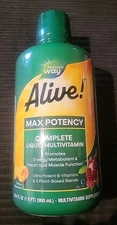Nature's Way Alive Max Potency Complete Liquid Multivitamin 30.4oz ~EXP: 2/26