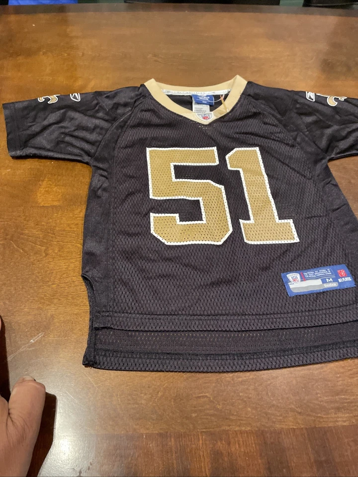 NFL New Orlean Saints Jonathan Vilma LB Niños M-5-6 Foto 4 de 4