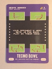 BO JACKSON BATTLE ARENA TECMO BOWL PLAY PL8 PL-8 SSP HEAVY HANDED