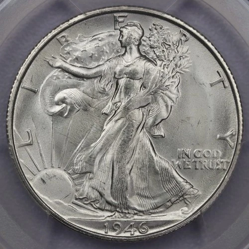 1946-S 50c Walking Liberty Half Dollar - PCGS MS 65