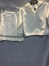 American Girl Pleasant Company Samantha Just Like Your Doll Sailor Dress 8 E10