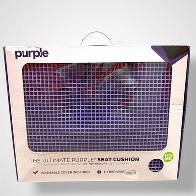 #ad Purple Ultimate Seat Cushion Pressure Reducing Grid Designed For Comfort OPENBOX $99.99