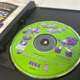 Sega Saturn Game Bug Too! CIB Complete