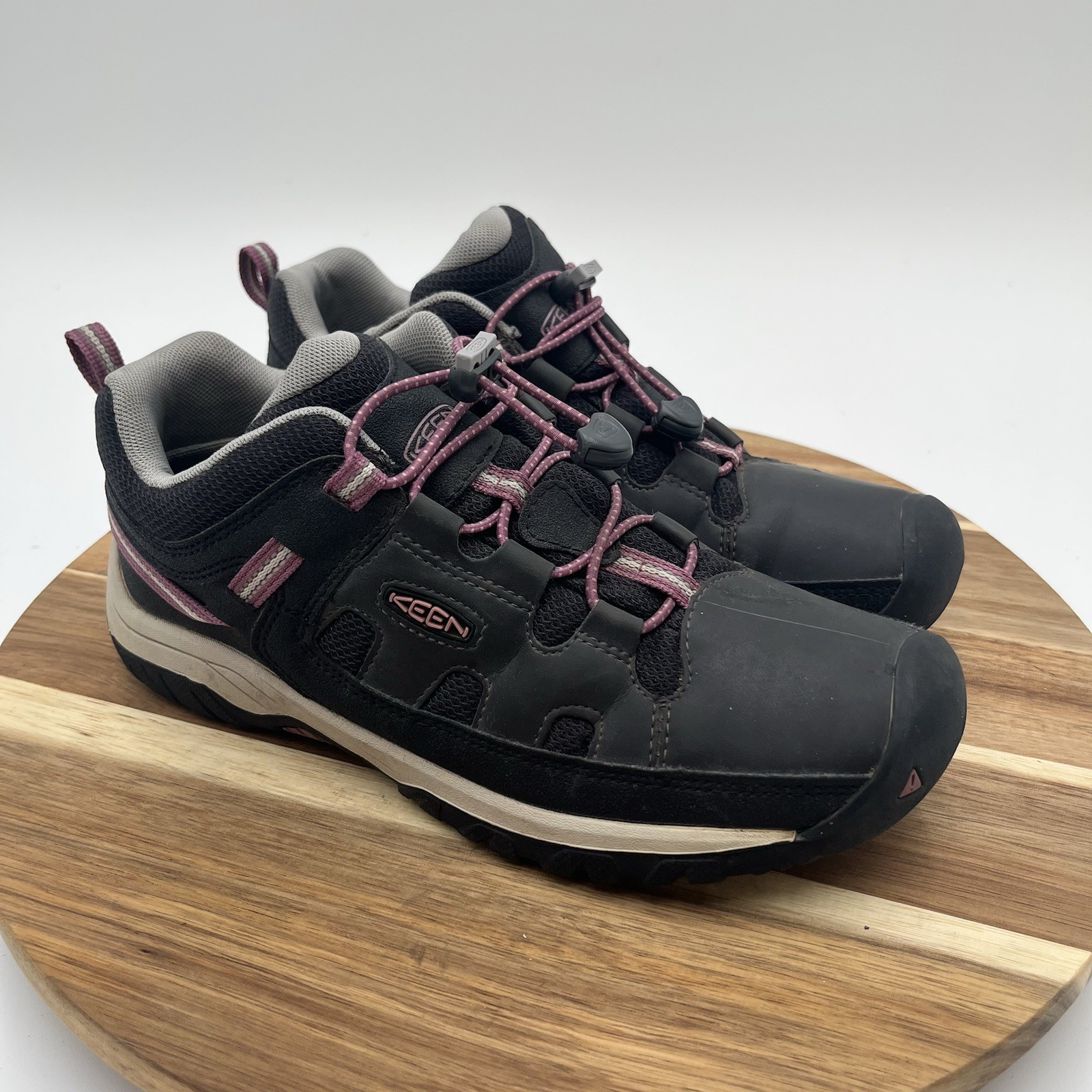 Scarpe da trekking Keen Youth Targhee 1020126 nere rosa scarpe sneakers taglia 6 giovani