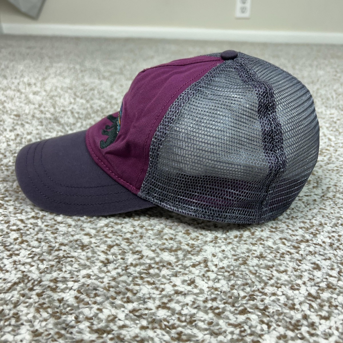 Patagonia Hat Cap Snap Back Mens One Size Purple Gray Fitz Roy
