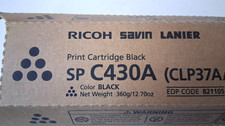 Ricoh Black Print Cartridge for the SP C430A EDP 821105 OEM NEW