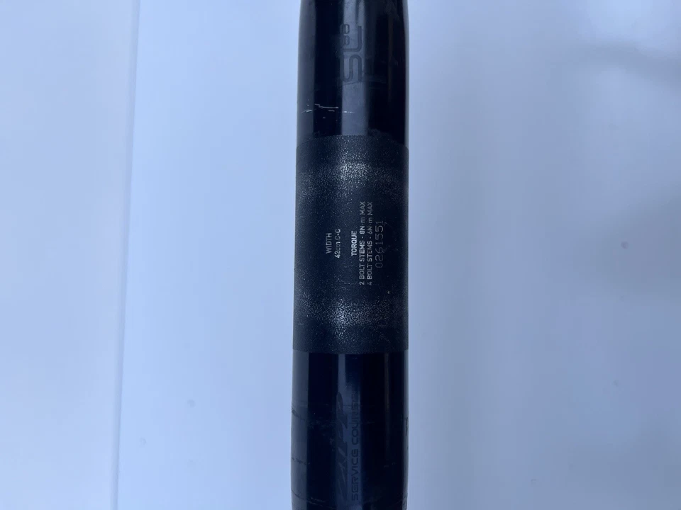 Manillar Zipp Service Course SL-88 42 cm (c-c) 31,8 mm abrazadera aleación negra g25 Foto 4 de 4